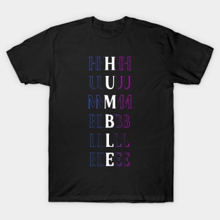 Colorful Humble Christian Design T-Shirt